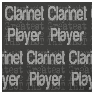Clarinet Player Extraordinaire Fabric Tyg