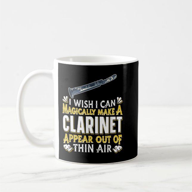 Clarinet Player - Magics Woodwind Instrumen Kaffemugg (Vänster)