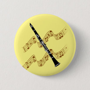 Clarinet, populär design, knapp