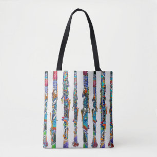 Clarinet Print, Colorful Clarinets, Clarinet Älska Tygkasse