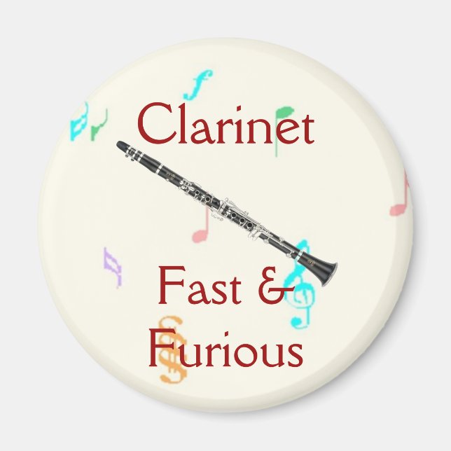 Clarinet: Snabb och lös magnet (Framsidan)