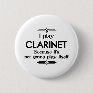 Clarinet - Spela upp självunderhållande Deco Mus Knapp