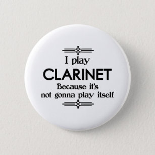 Clarinet - Spela upp självunderhållande Deco Music Knapp