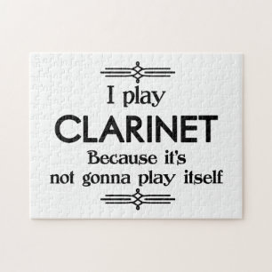 Clarinet - Spela upp självunderhållande Deco Music Pussel