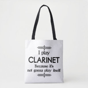 Clarinet - Spela upp självunderhållande Deco Music Tygkasse