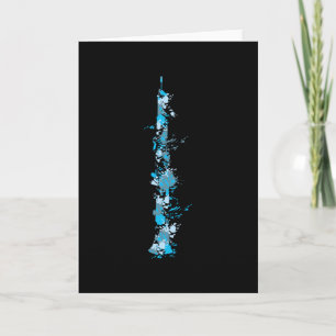 Clarinet Stänk Kort