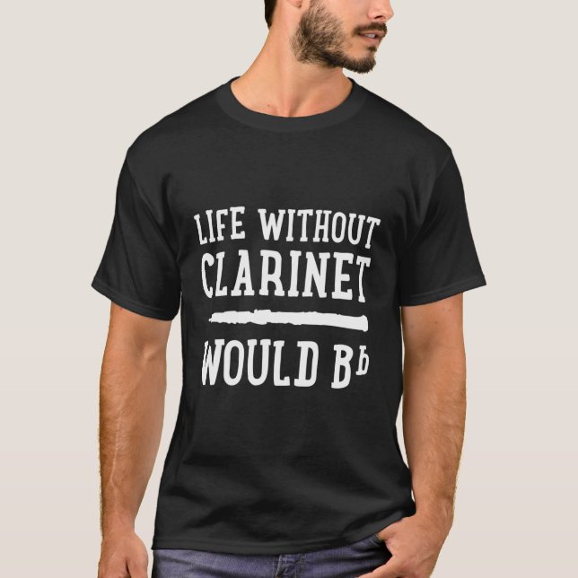 Clarinet T Shirt (Framsida)