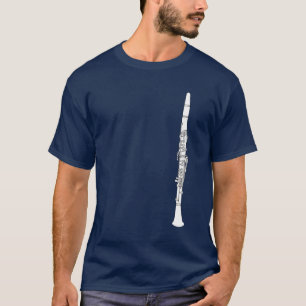 Clarinet Teckning T-Shirt