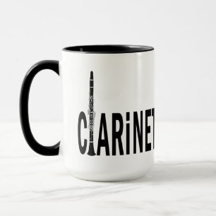 Clarinet Text Mugg