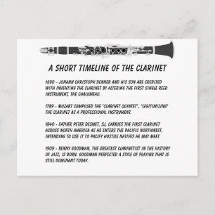 Clarinet Tidslinje Vykort