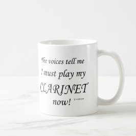 Clarinet Voices Säg must Play Kaffemugg