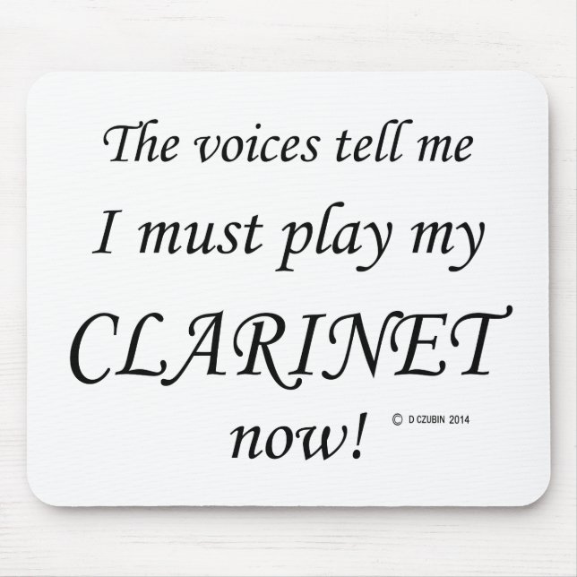 Clarinet Voices Säg must Play Musmatta (Framsidan)