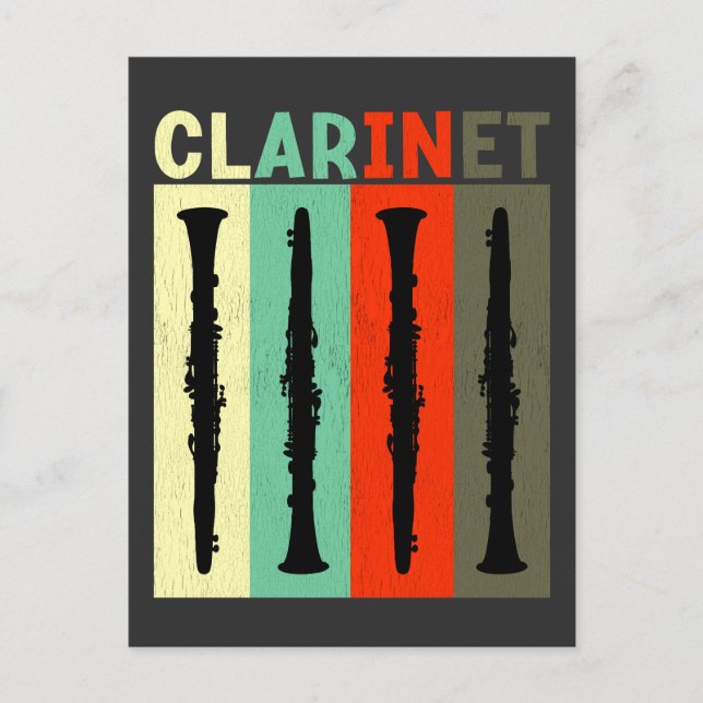 Clarinet Vykort (Framsida)