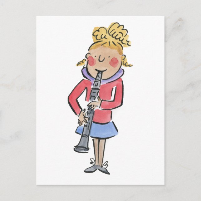 Clarinet Vykort (Framsida)