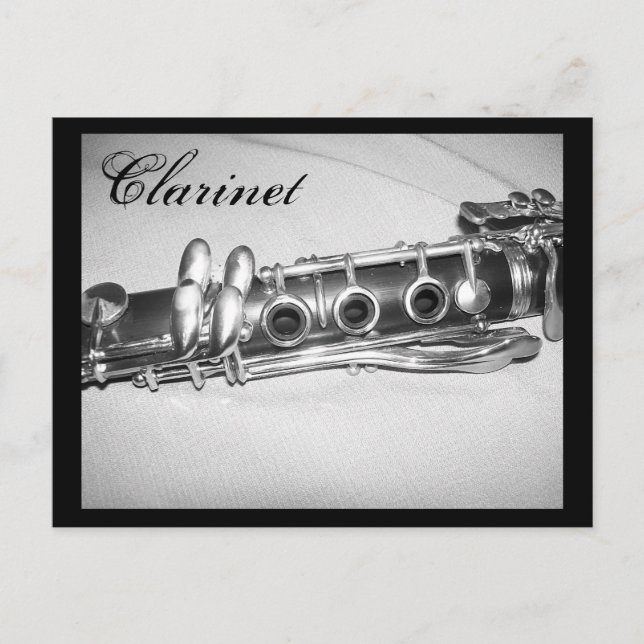 Clarinet vykort (Framsida)
