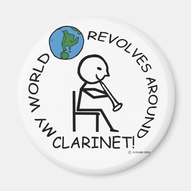 Clarinet - World Revolves runt Magnet (Framsidan)