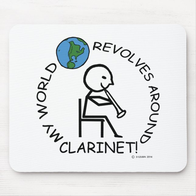 Clarinet - World Revolves runt Musmatta (Framsidan)