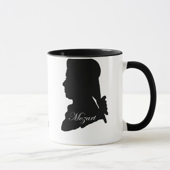 Clarinetist Anton Stadler och kompositör Mozart Mu Mugg (Höger)