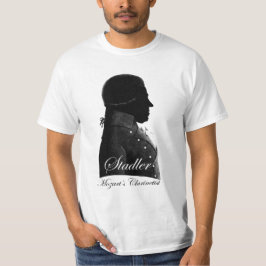 Clarinetist Anton Stadler och kompositör Mozart Tee Shirt