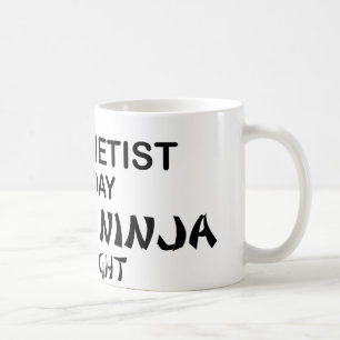 Clarinetist dödliga Ninja vid natt Kaffemugg