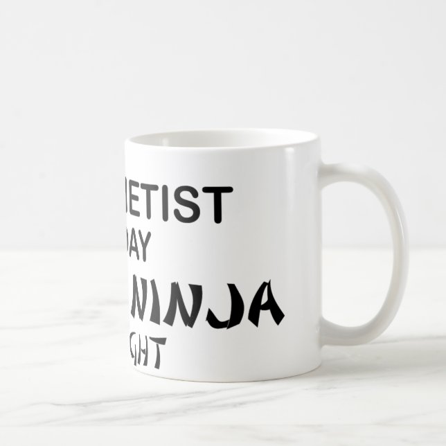 Clarinetist dödliga Ninja vid natt Kaffemugg (Höger)