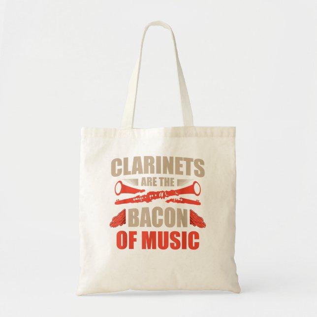Clarinets är musikinstrumentets bacon tygkasse (Framsidan)