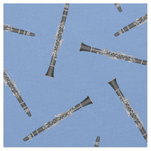 Clarinets Musiker Rumsdekan Blue Tyg