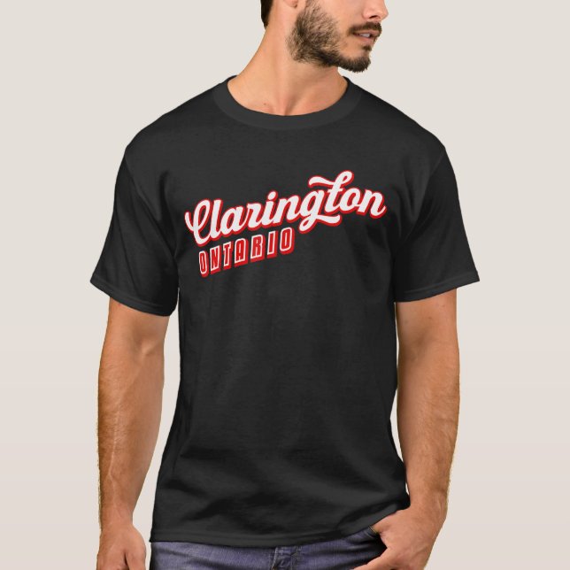 Clarington Ontario T Shirt (Framsida)