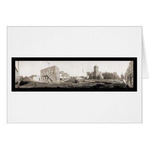 Clarion Iowa foto 1907 Hälsningskort