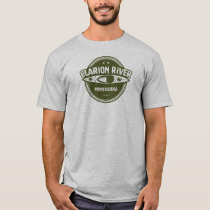 Clarion River Pennsylvania Kayaking T Shirt