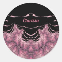 CLARISSA ~ Black and Rosa ~
