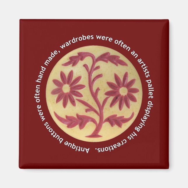 Clarita's Antique Buttons Magnet (Framsidan)