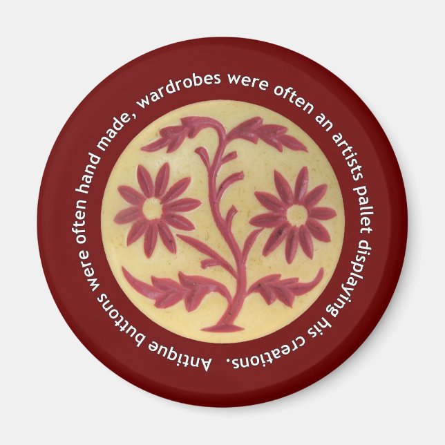 Clarita's Antique Buttons Magnet (Framsidan)