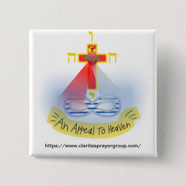 Claritas Prayer Group Promotional Button Knapp (Framsida)