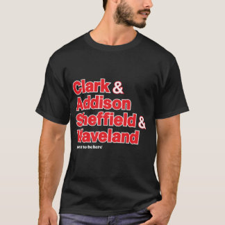 Clark & Addison Sheffield & Waveland Chicago T Shirt