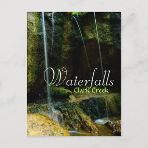 Clark Bäck Waterfalls - Tunica Backe Vykort