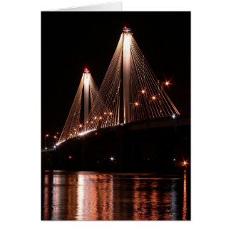 Clark Bridge, Alton, Illinois Hälsningskort