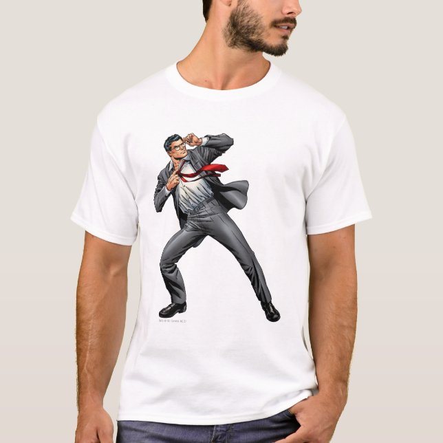 Clark byter till Superman T-shirt (Framsida)