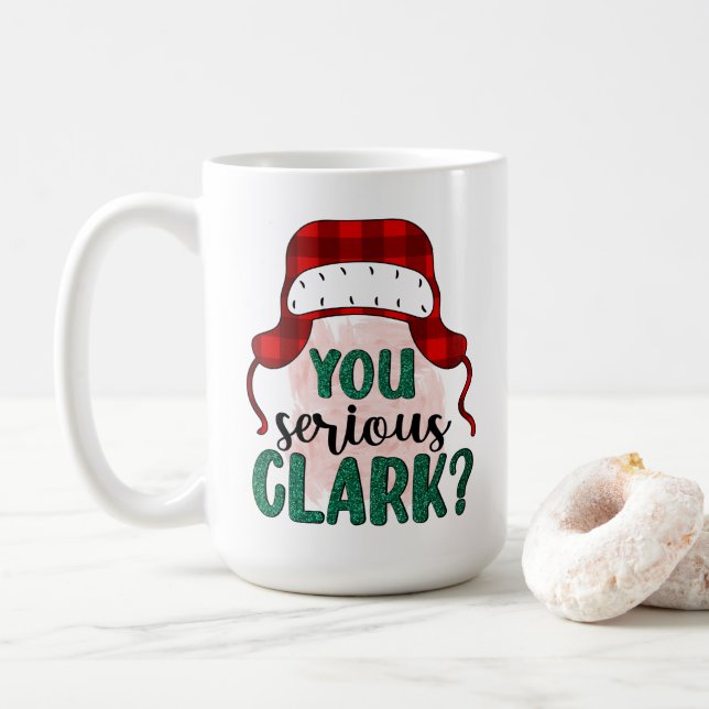 Clark Coffee Mugg | Finny julkaffe Mugg | (Med munk)