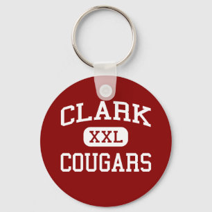 Clark - Cougars - Clark High School - Plano Texas Nyckelring