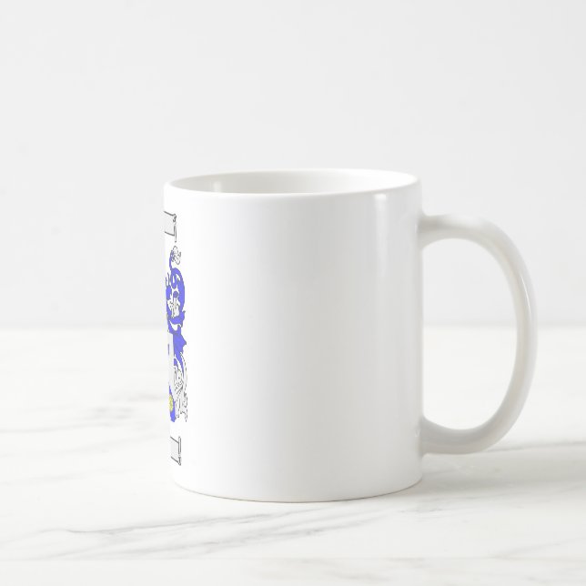 Clark (engelsk) vapensköld kaffemugg (Höger)