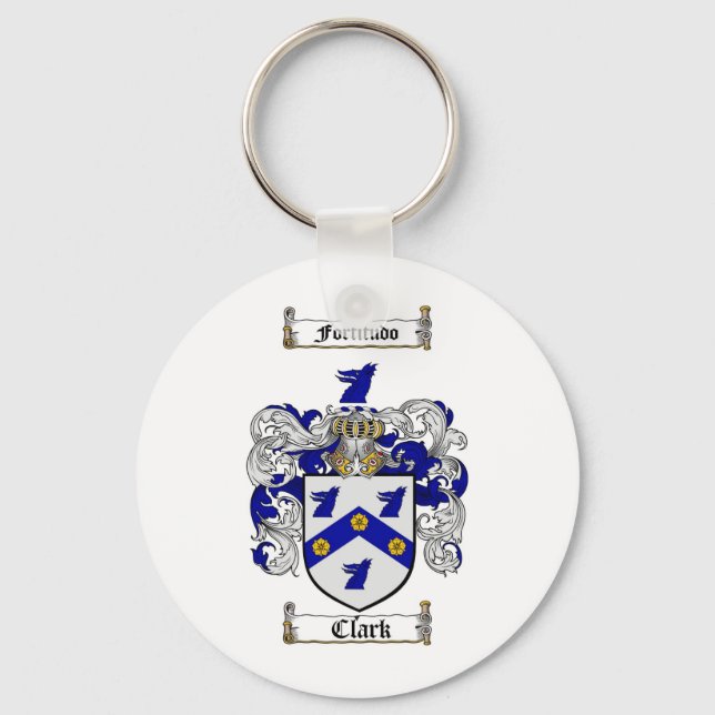CLARK FAMILY CREST - CLARK JACKAR AV ARM NYCKELRING (Framsida)