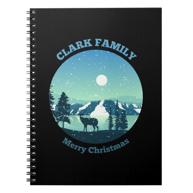 Clark Family God jul Anteckningsbok (Framsidan)