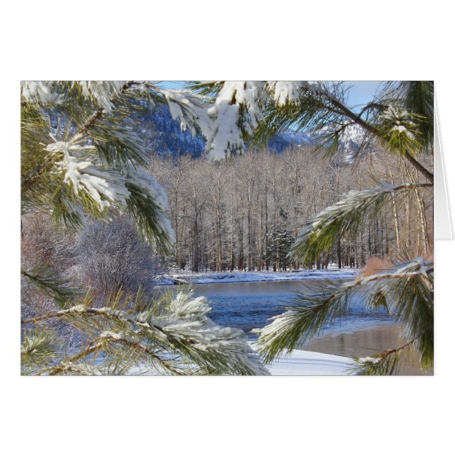 Clark Fork River Hälsningskort (Framsidan Horizontal)