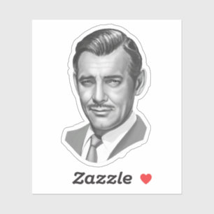 Clark Gable Klistermärken