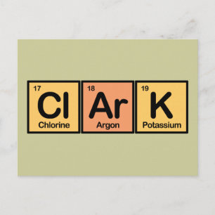 Clark gjord av Inslag Vykort