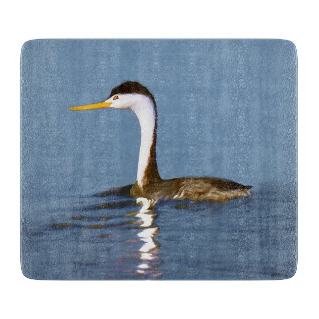 Clark Grebe Painting - Original Bird Art (Framsidan)