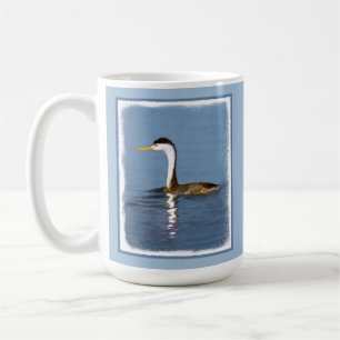 Clark Grebe Painting - Original Bird Art Kaffemugg