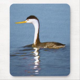 Clark Grebe Painting - Original Bird Art Musmatta