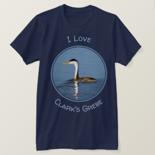 Clark Grebe Painting - Original Bird Art T Shirt